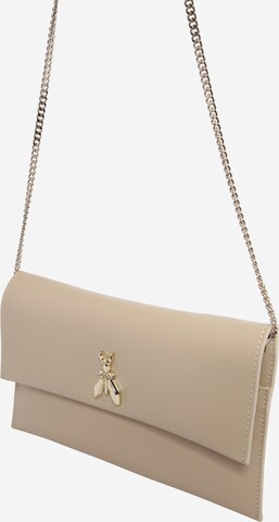 PATRIZIA PEPE - Bolso de noche en beige: frente