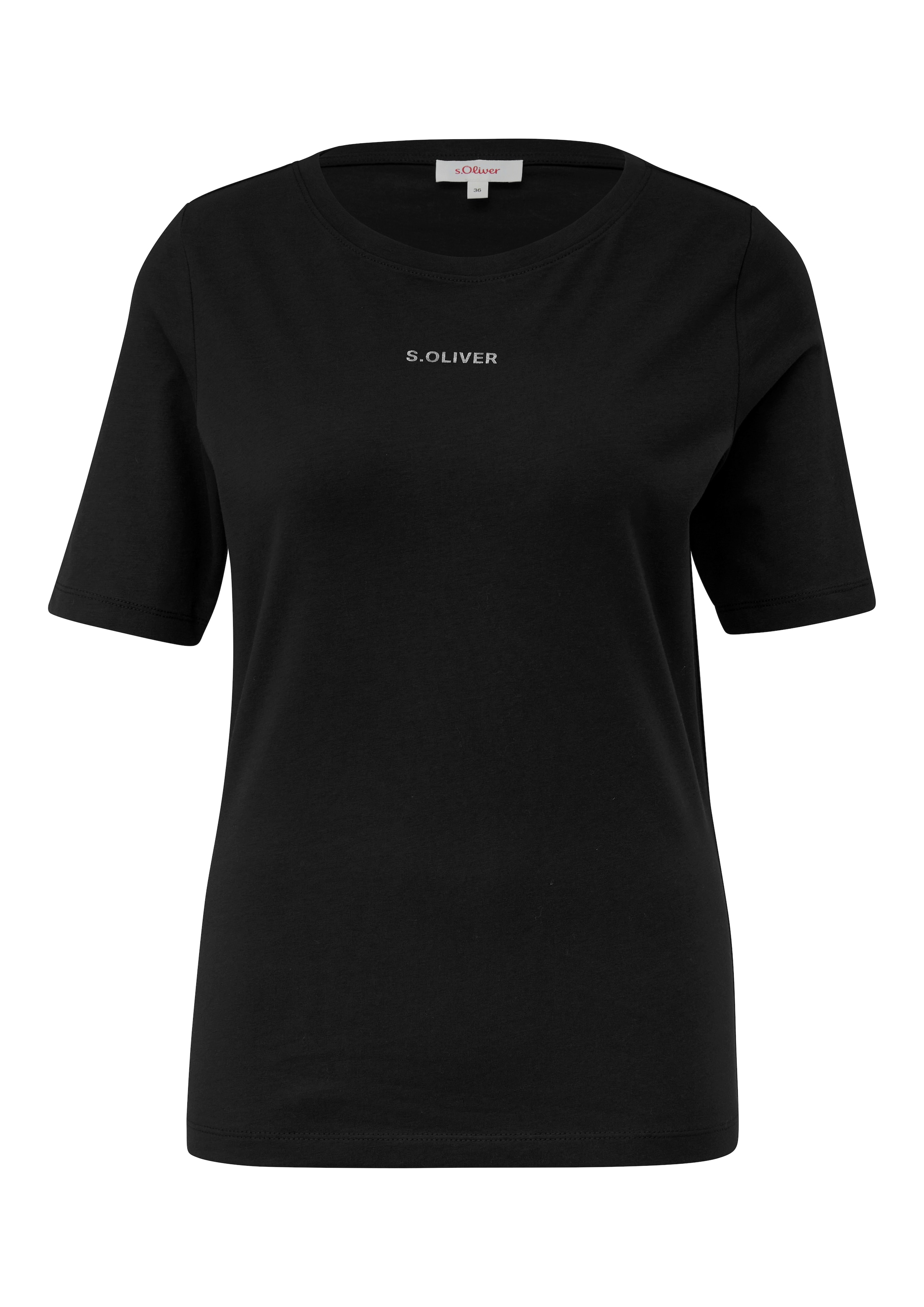 s.Oliver Shirt in Black: front