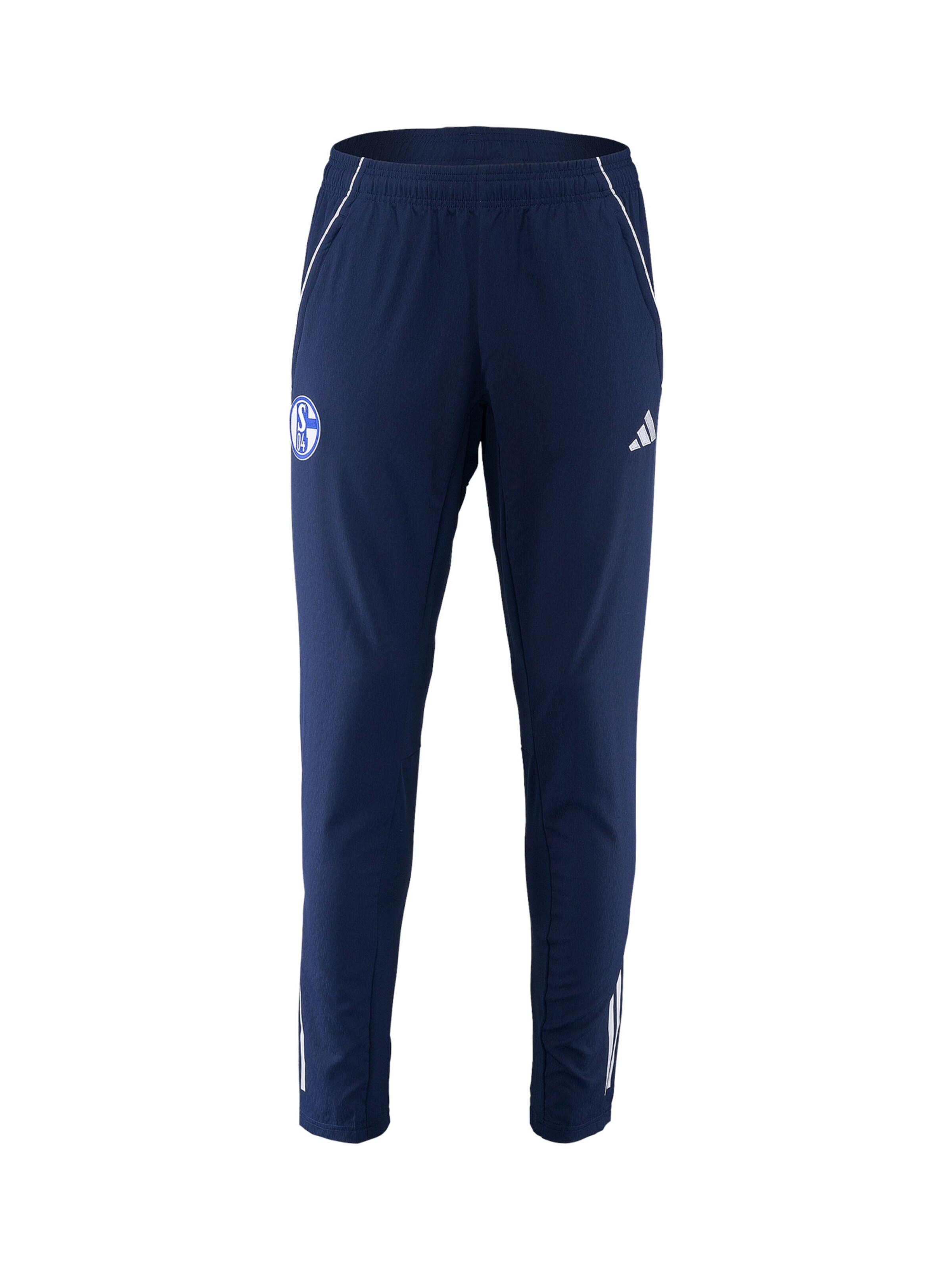 ADIDAS PERFORMANCE Slimfit Sporthose 'FC Schalke 04' in Blau: Vorderseite