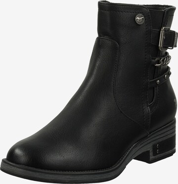 MUSTANG Ankle Boots in Black: front