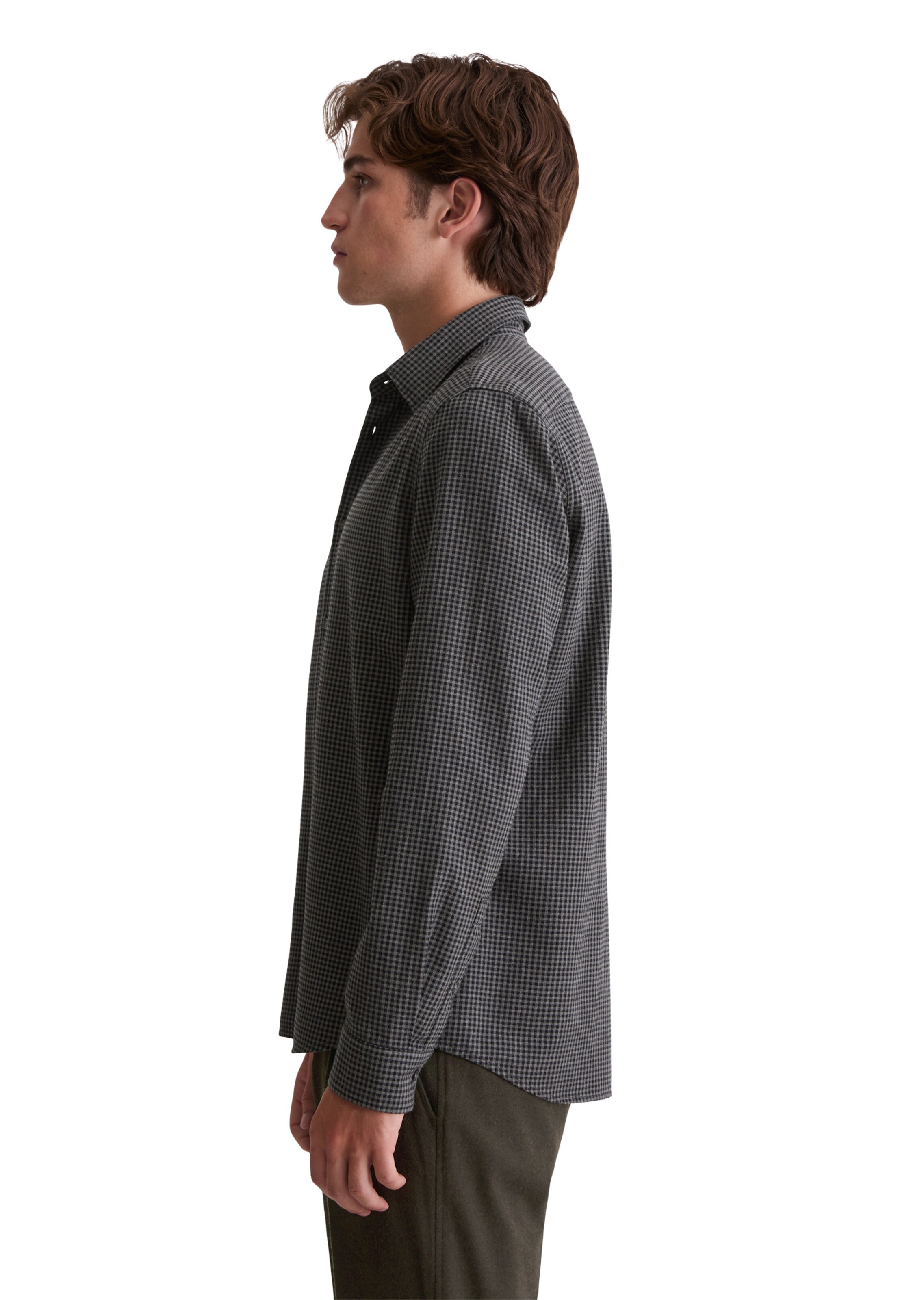 Marc O'Polo Regular fit Overhemd in Zwart