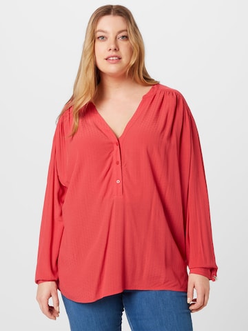 Esprit Curves Blouse in Rood: voorkant