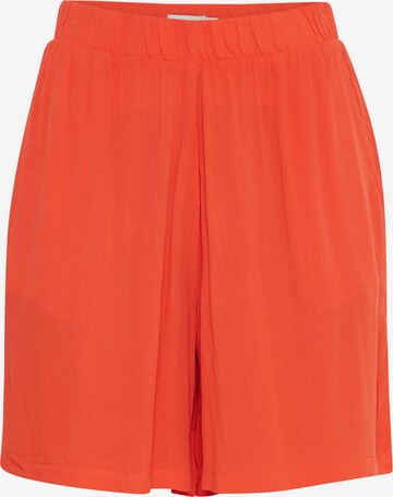Pantaloni 'MARRAKECH' di ICHI in arancione: frontale