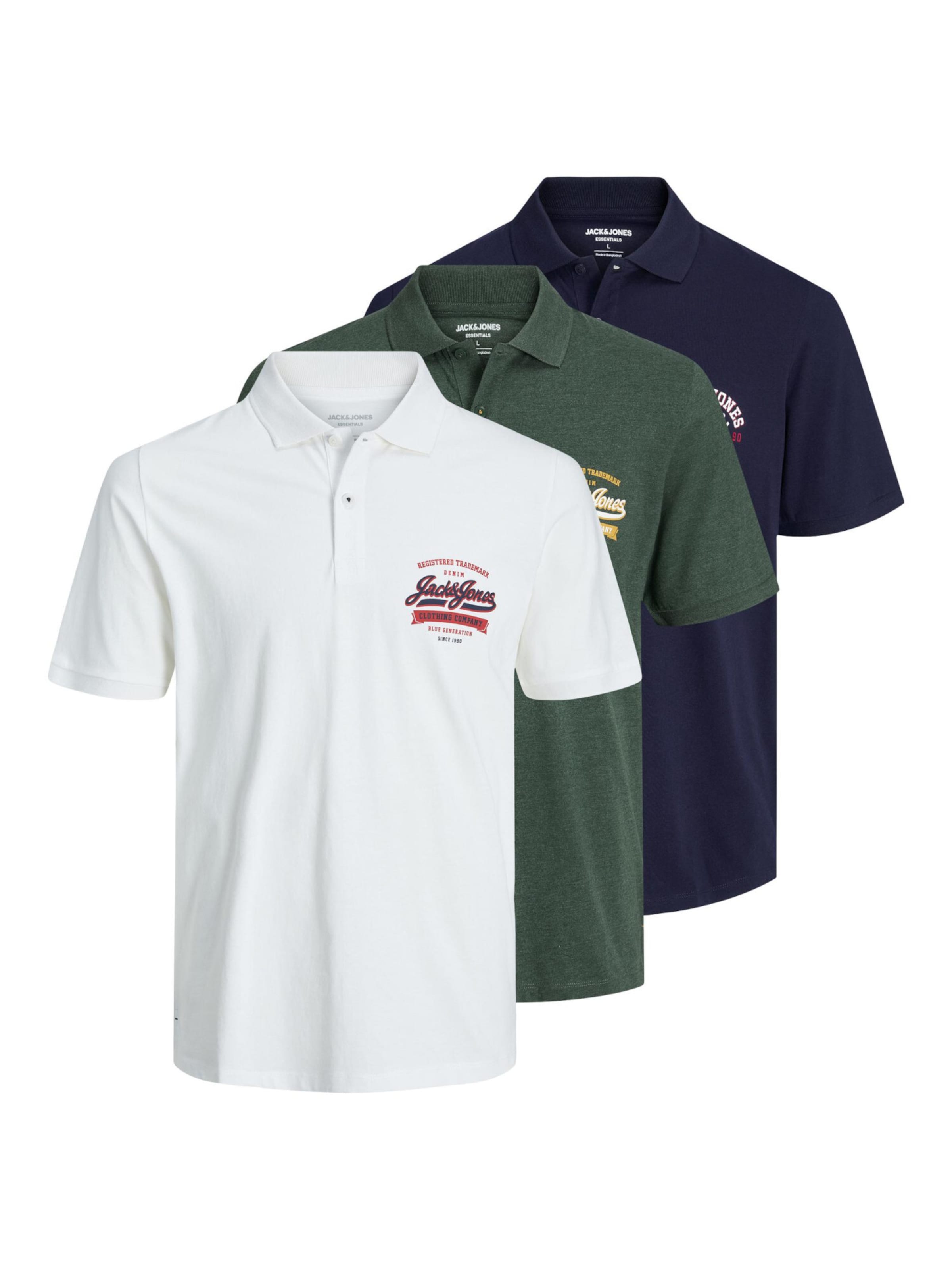 Maglietta di JACK & JONES in blu: frontale