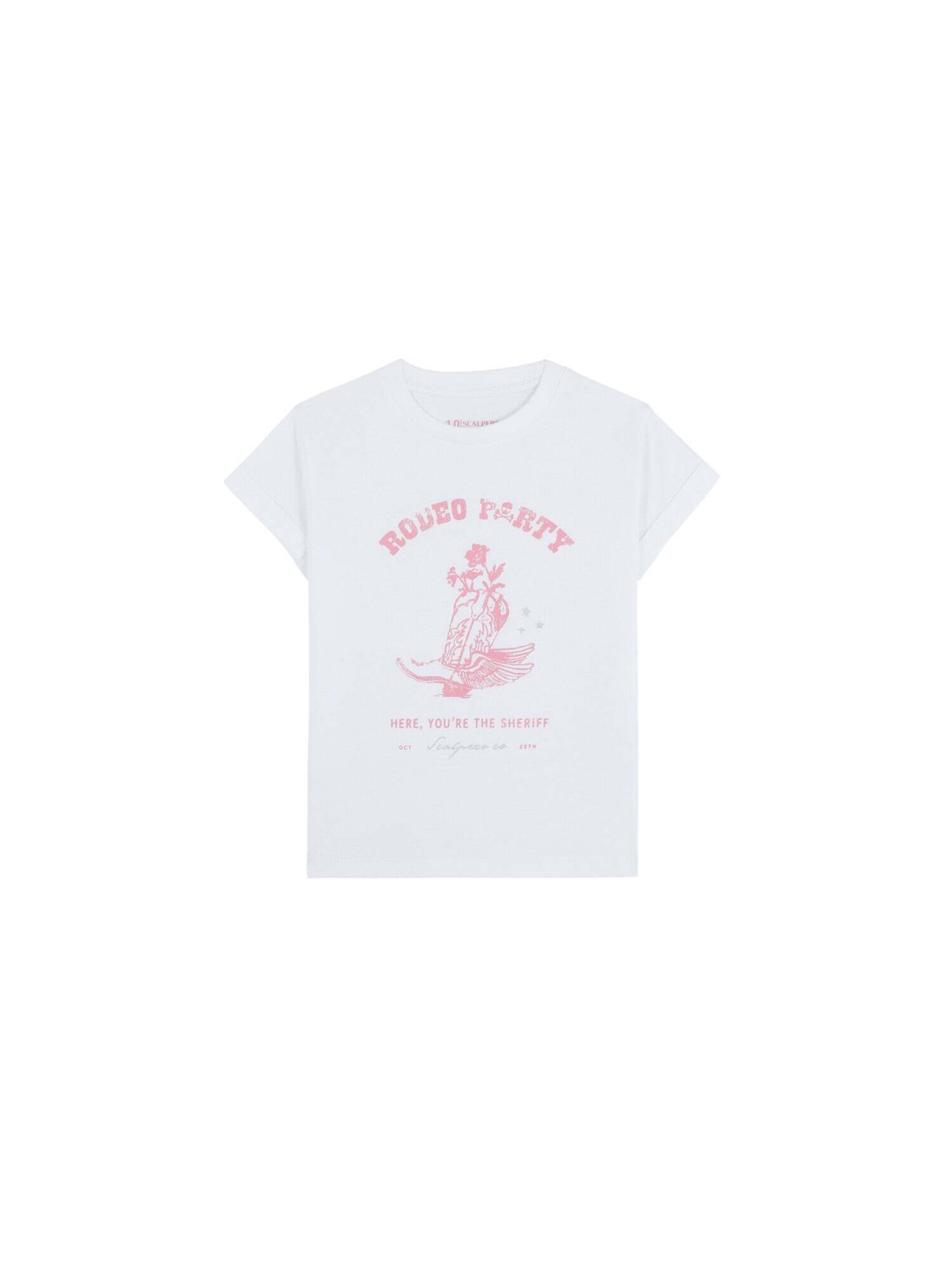 Scalpers Tričko - Biela: predná strana