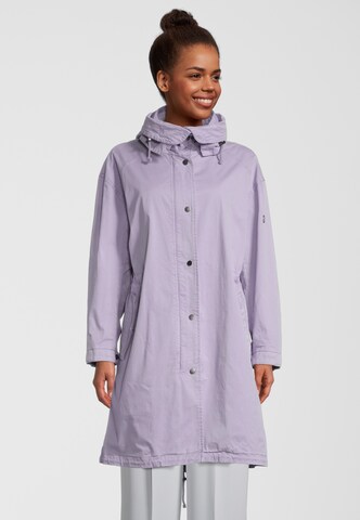 Manteau mi-saison 'CAMILLE' BLONDE No. 8 en violet : devant