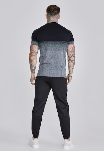 Effilé Pantalon SikSilk en noir