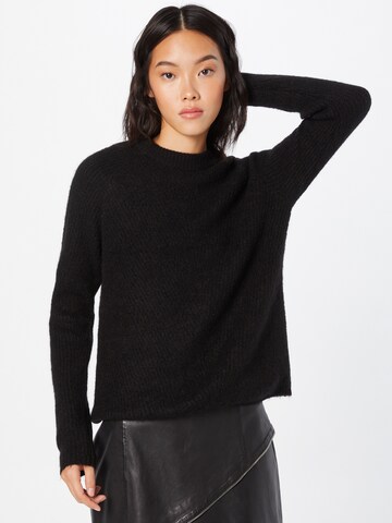 Y.A.S Sweater 'Alva' in Black: front