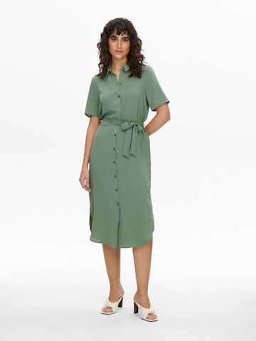 JDY Shirt Dress 'Rachel' in Green: front