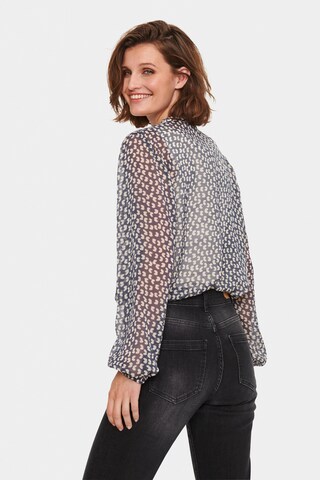 SAINT TROPEZ Blouse 'Valerie' in Blauw