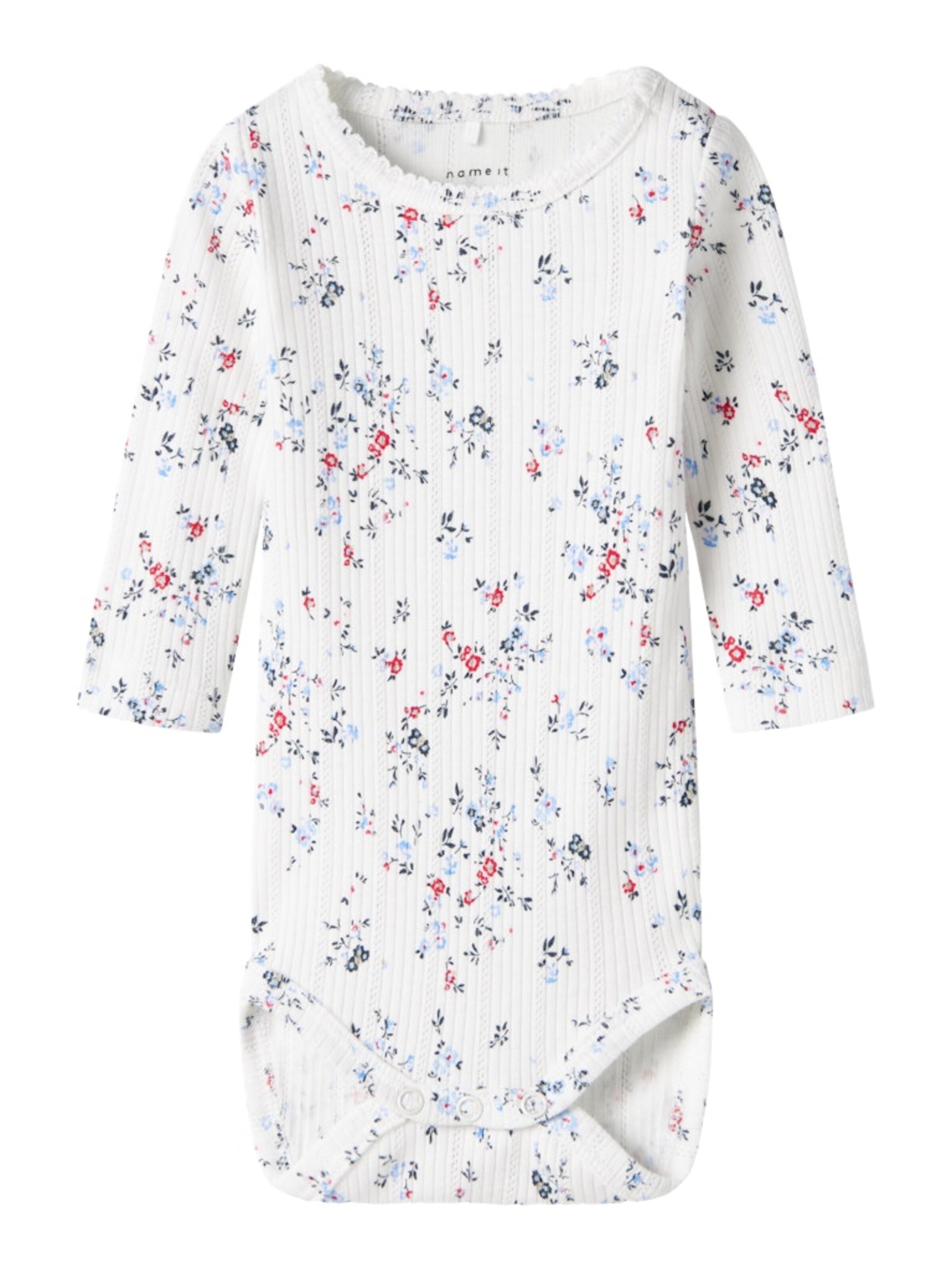 NAME IT Śpiochy/body 'NBFFiline' w kolorze biały: przód