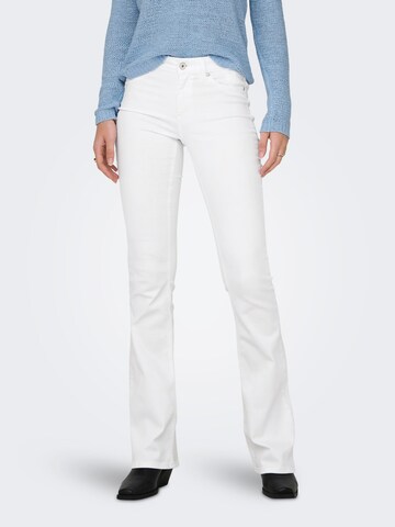 ONLY Regular Jeans 'Blush' in Wit: voorkant
