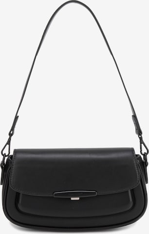 Borsa a spalla 'Borsa a Spalla Baguette David Jones Ecopelle con Chiusura Magnetica' di David Jones in nero: frontale