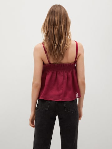 MANGO Top 'Lecce' in Rood