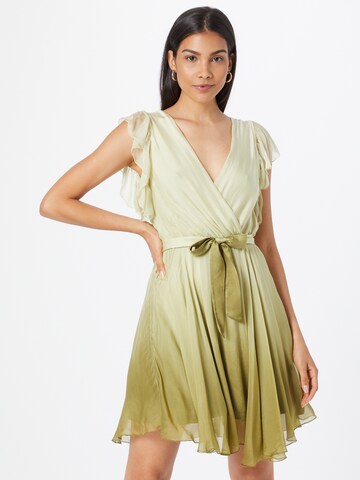 Robe de cocktail GUESS en vert : devant