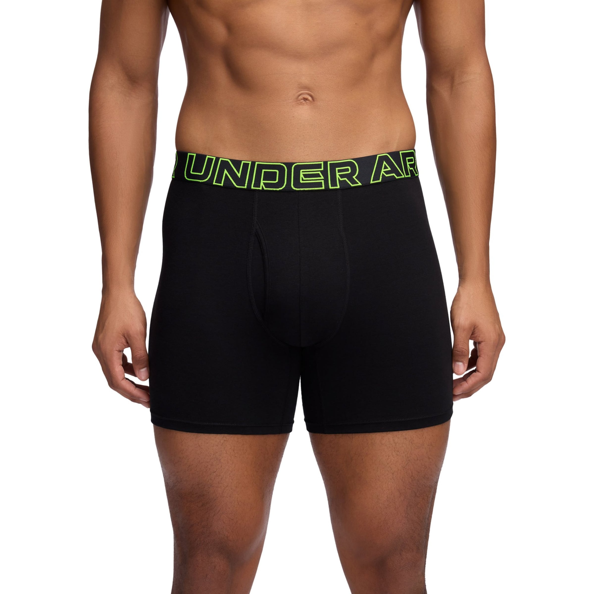 UNDER ARMOUR Athletic Underwear in Black: front