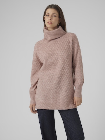 VERO MODA Sweater in Pink: front