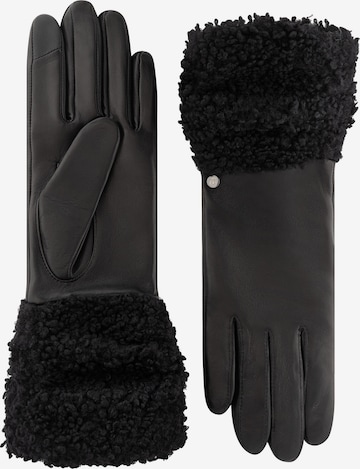 Roeckl Lederhandschuhe 'MONTROSE' in Schwarz: Vorderseite