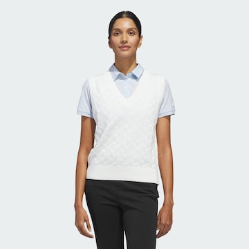 ADIDAS PERFORMANCE Weste in Weiß: Vorderseite