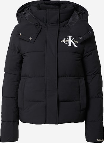 Calvin Klein Jeans - Chaqueta de invierno en negro: frente