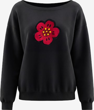 Sweat-shirt MYMO en noir : devant