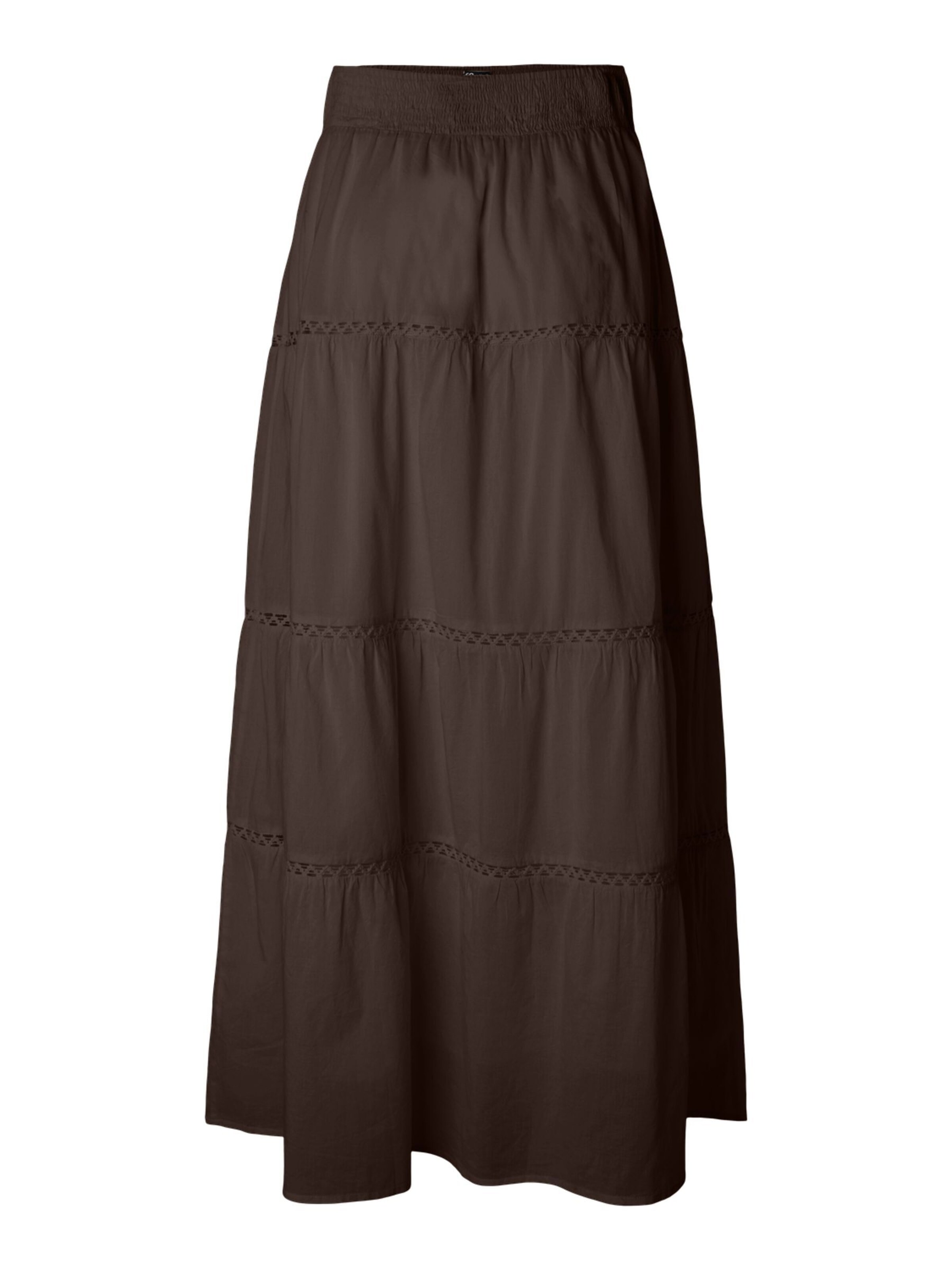 PIECES Skirt 'PCAstrid' in Brown: front