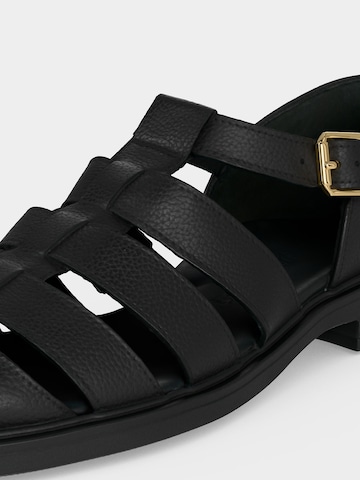 Paul Green Балетки с ремешком в Черный