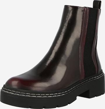 River Island Chelsea Boots 'QUINCY' in Red: front
