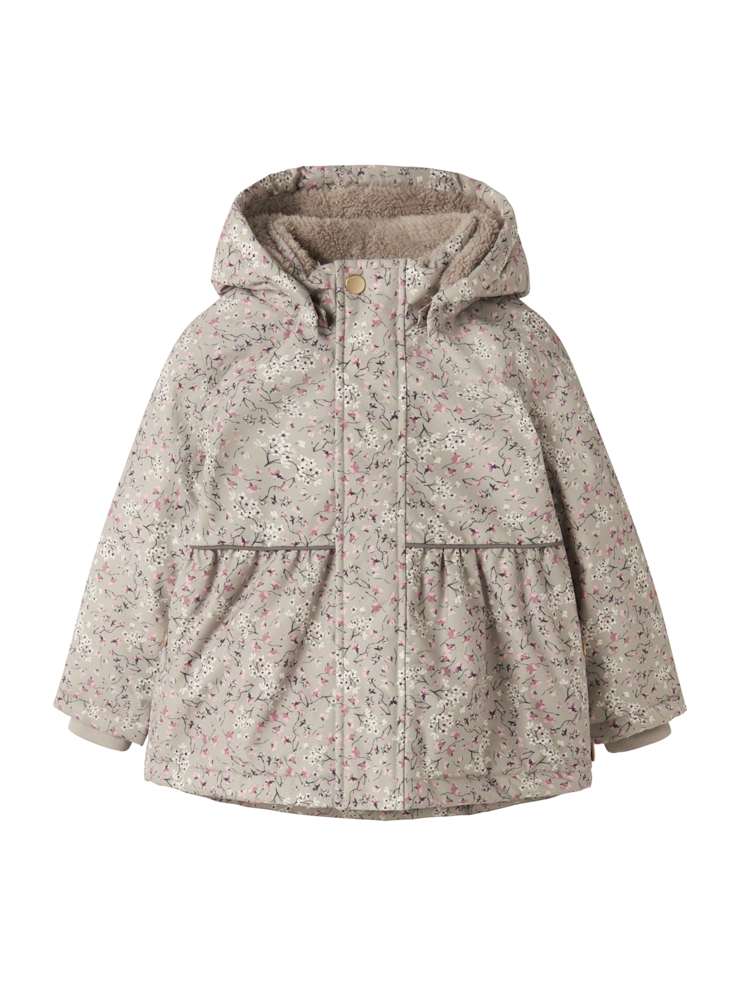 NAME IT Functionele jas 'NMFSNOW05' in Beige: voorkant