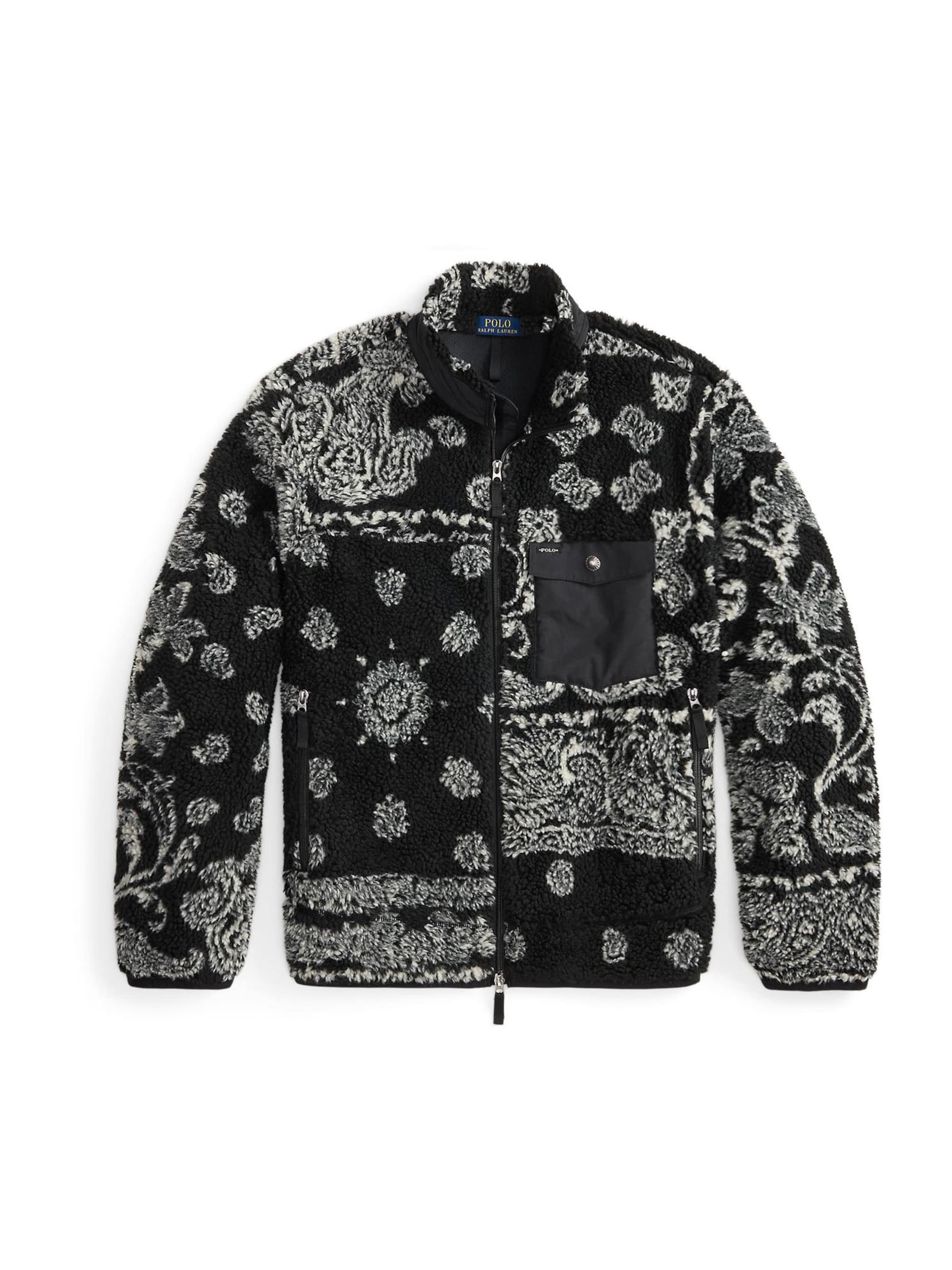 Polo Ralph Lauren Φθινοπωρινό και ανοιξιάτικο μπουφάν σε μαύρο / λευκό, Άποψη προϊόντος