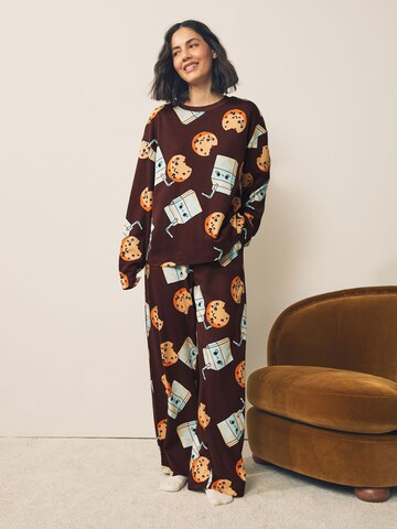 Next Pajama in Brown