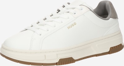 HUGO Matalavartiset tennarit 'Yarrow' värissä taupe / valkoinen, Tuotenäkymä