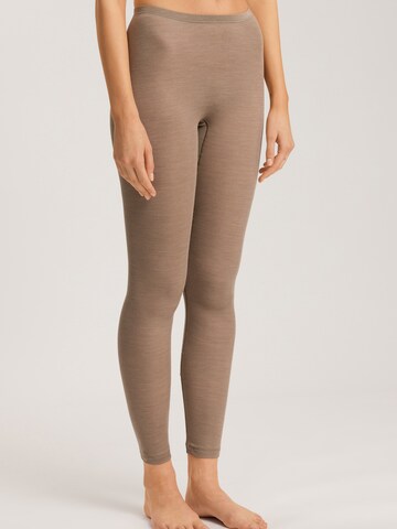 Hanro - Skinny Leggings em castanho: frente