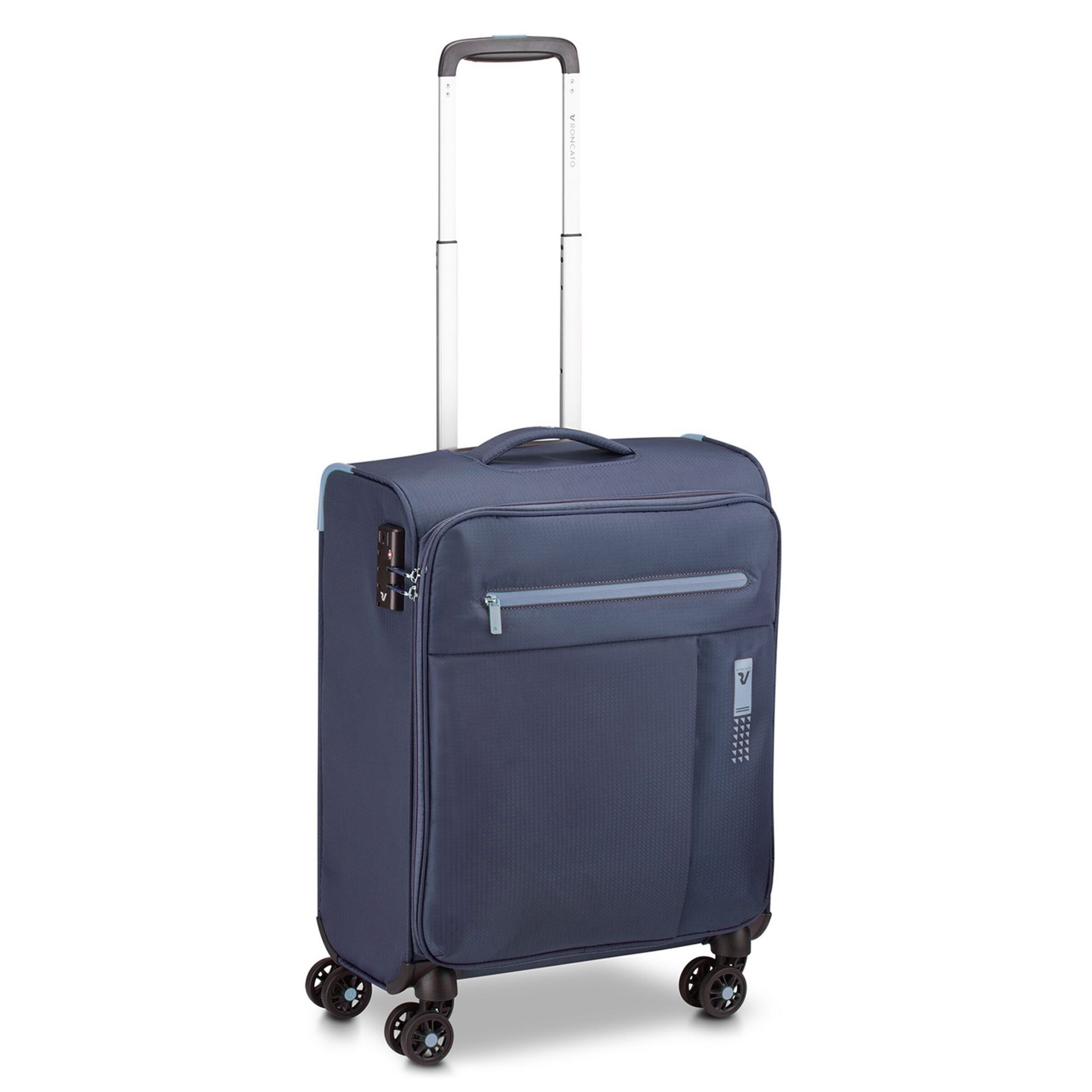 Roncato Trolley 'Lite Neon' in Blau: Vorderseite