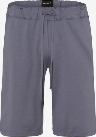 Hanro Pajama Pants 'Day & Night' in Grey: front