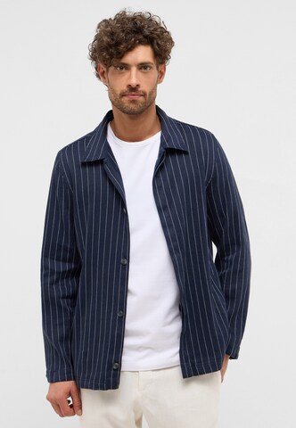 ETERNA Regular fit Zakelijk overhemd in Blauw: voorkant