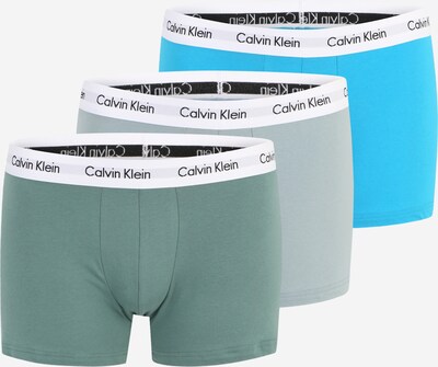 Calvin Klein Underwear Plus Boxers en bleu ciel / gris fumé / vert, Vue avec produit