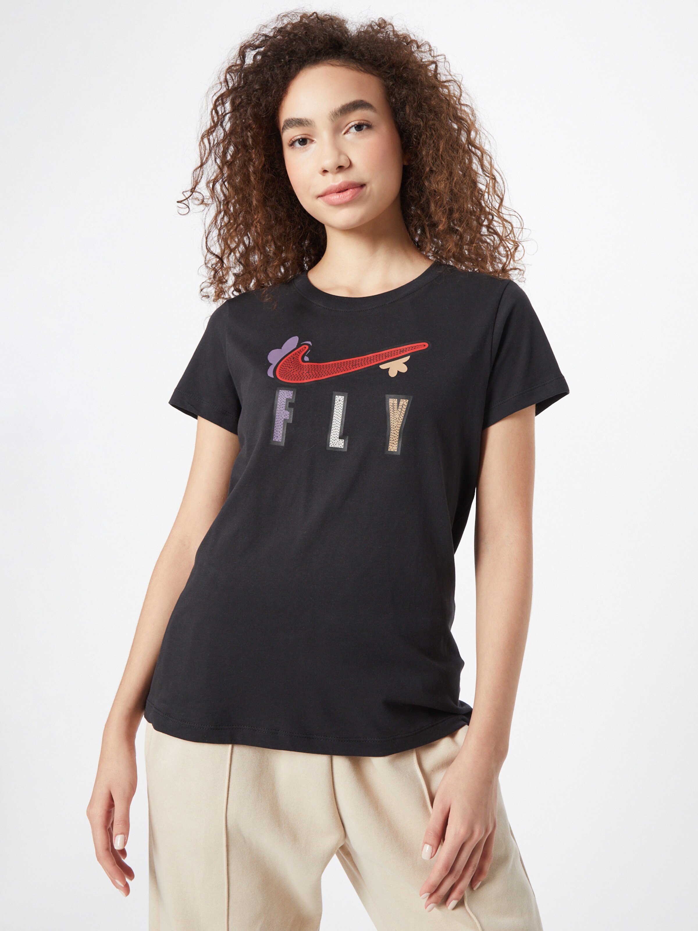 Frauen Sportbekleidung NIKE Sportshirt in Schwarz - CA12474 Frauen Sportbekleidung NIKE Sportshirt in Schwarz - CA12474