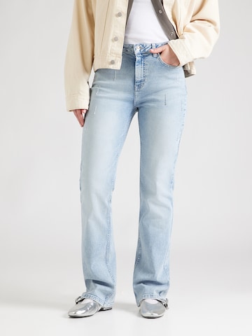monari Flared Jeans in Blauw: voorkant