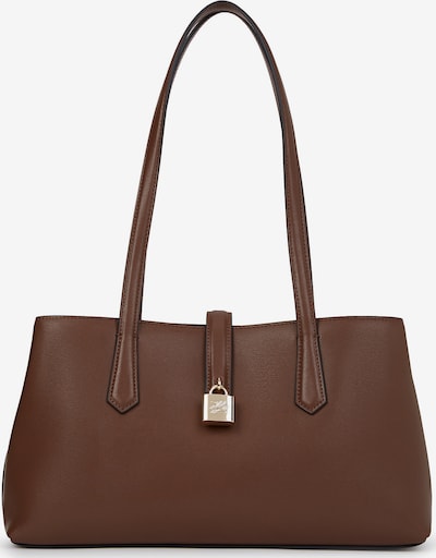 Karl Lagerfeld Käsilaukku ' K/Autograph' värissä ruskea, Tuotenäkymä