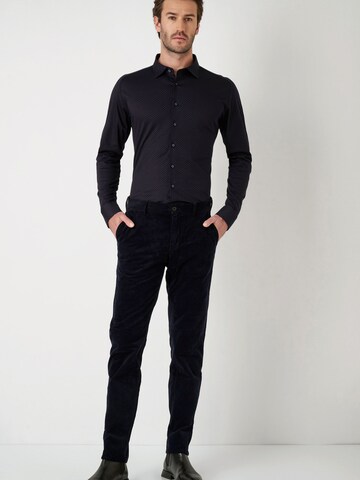 DESOTO Slim fit Overhemd in Blauw