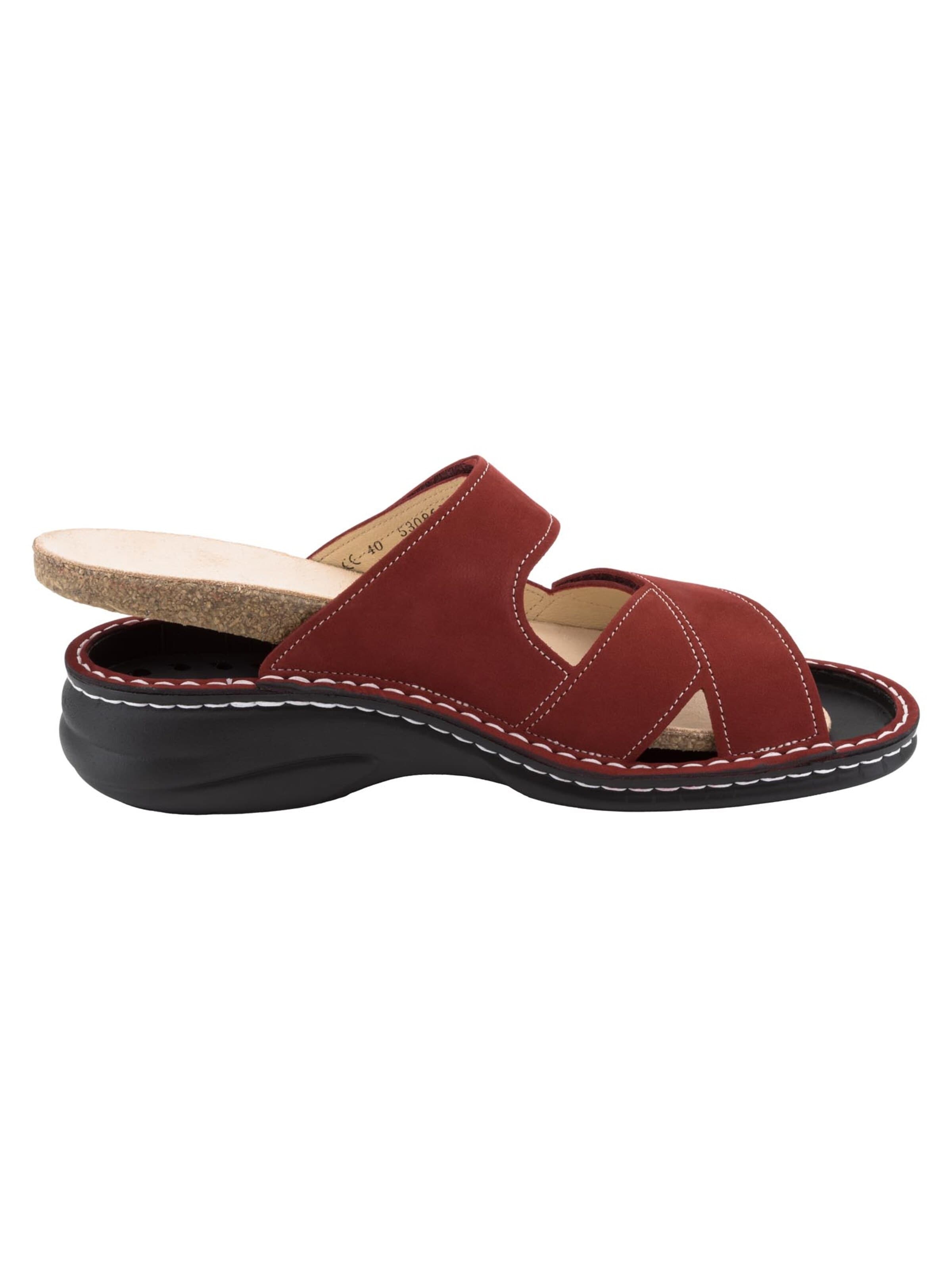 Finn Comfort Muiltjes 'Melrose' in Rood