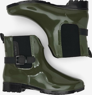 Bottes en caoutchouc TOM TAILOR en vert