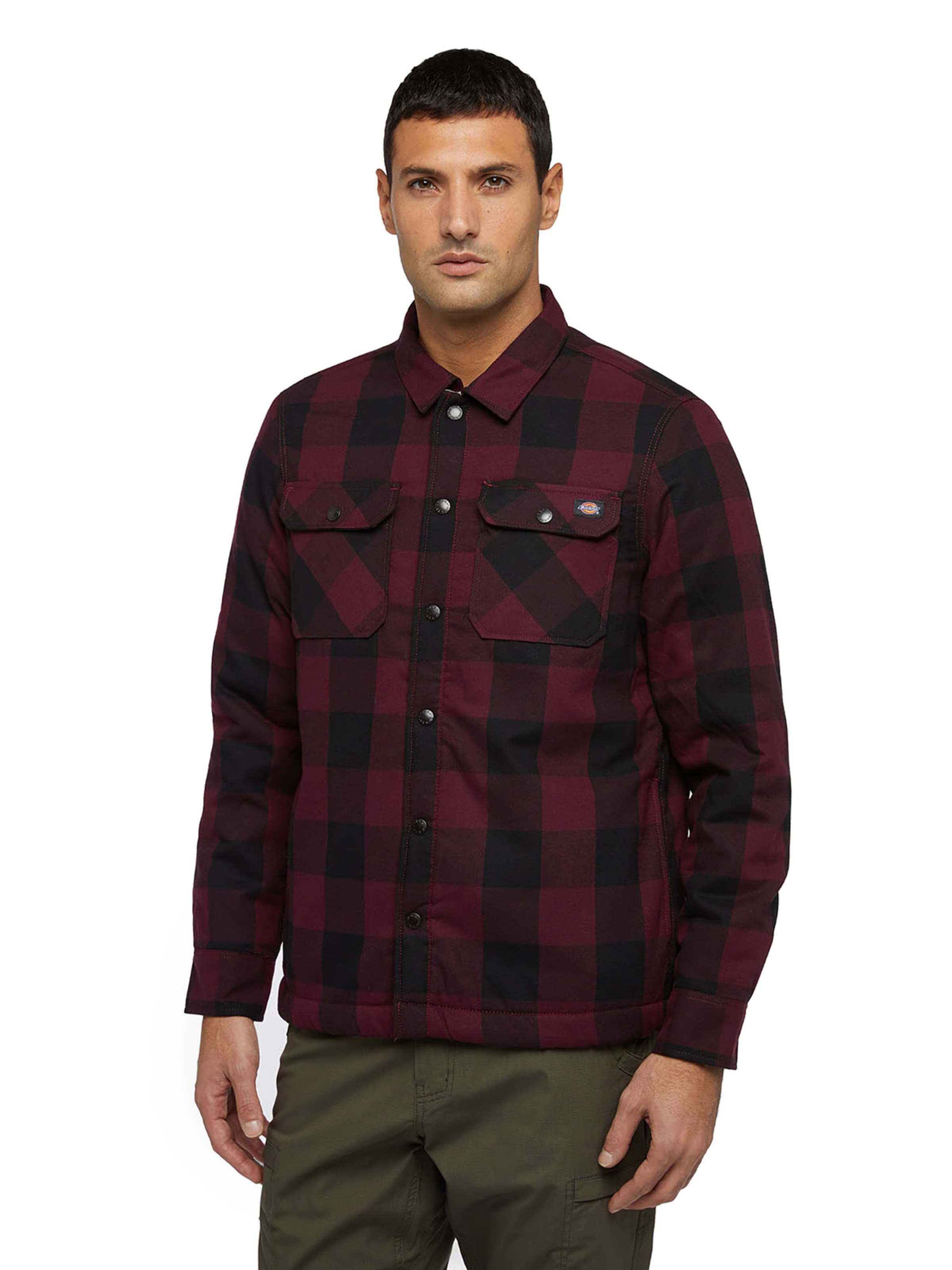 Regular fit Giacca di mezza stagione 'SACRAMENTO' di DICKIES in rosso: frontale