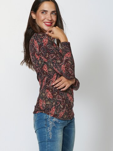 T-shirt KOROSHI en mélange de couleurs