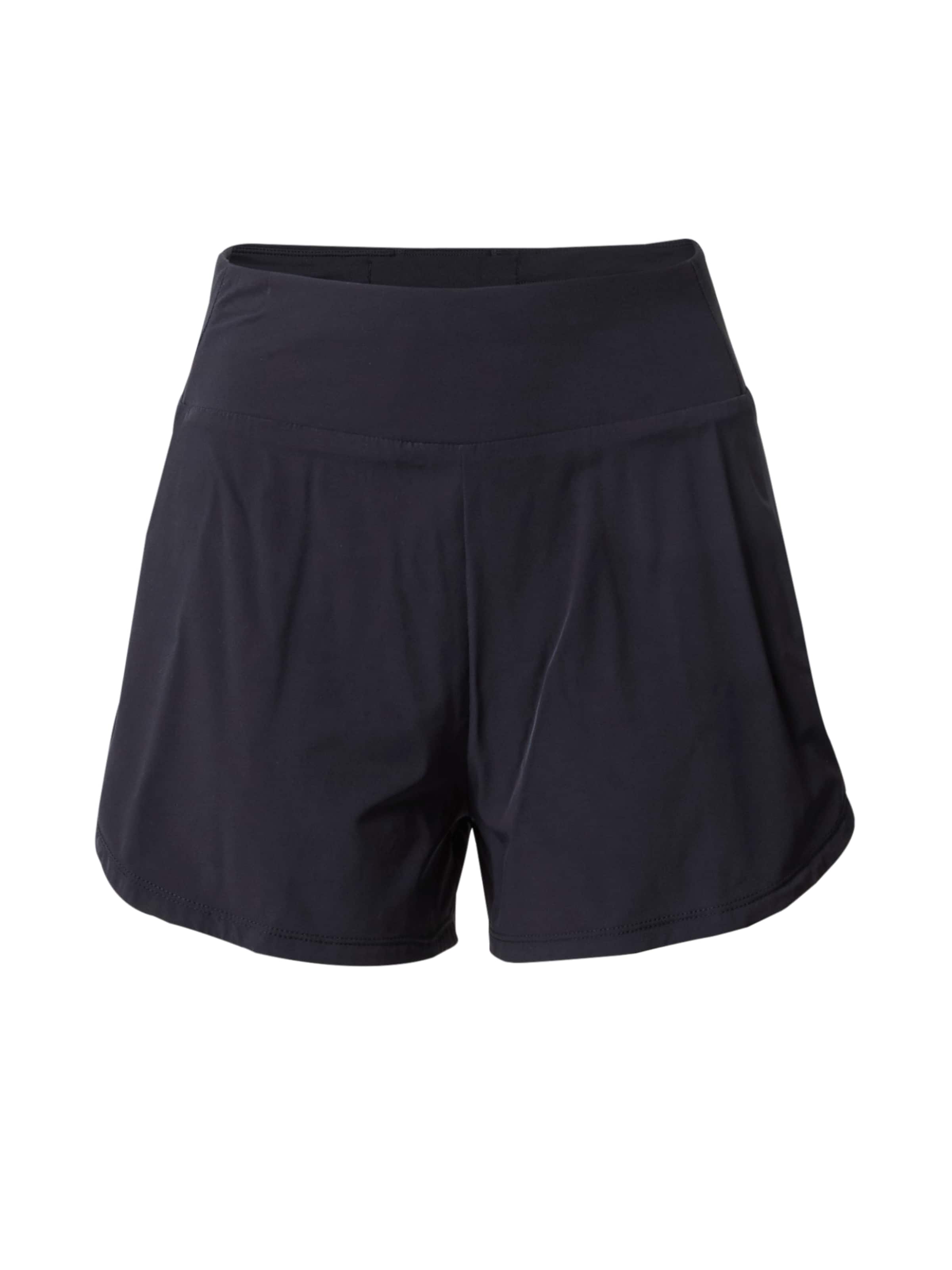 NIKE Regular Sports trousers in Black: front