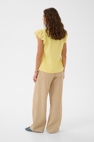 CULTURE Shirt 'Gaby' in Gelb
