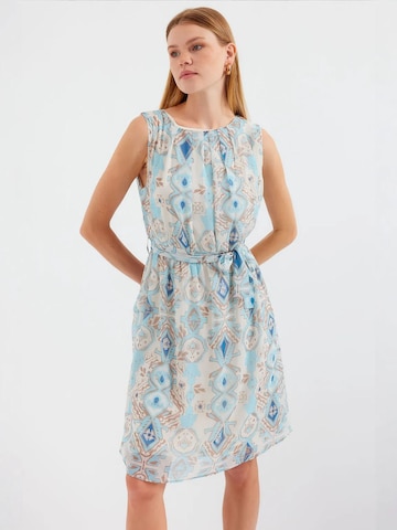Bigdart Dress in Blue: front