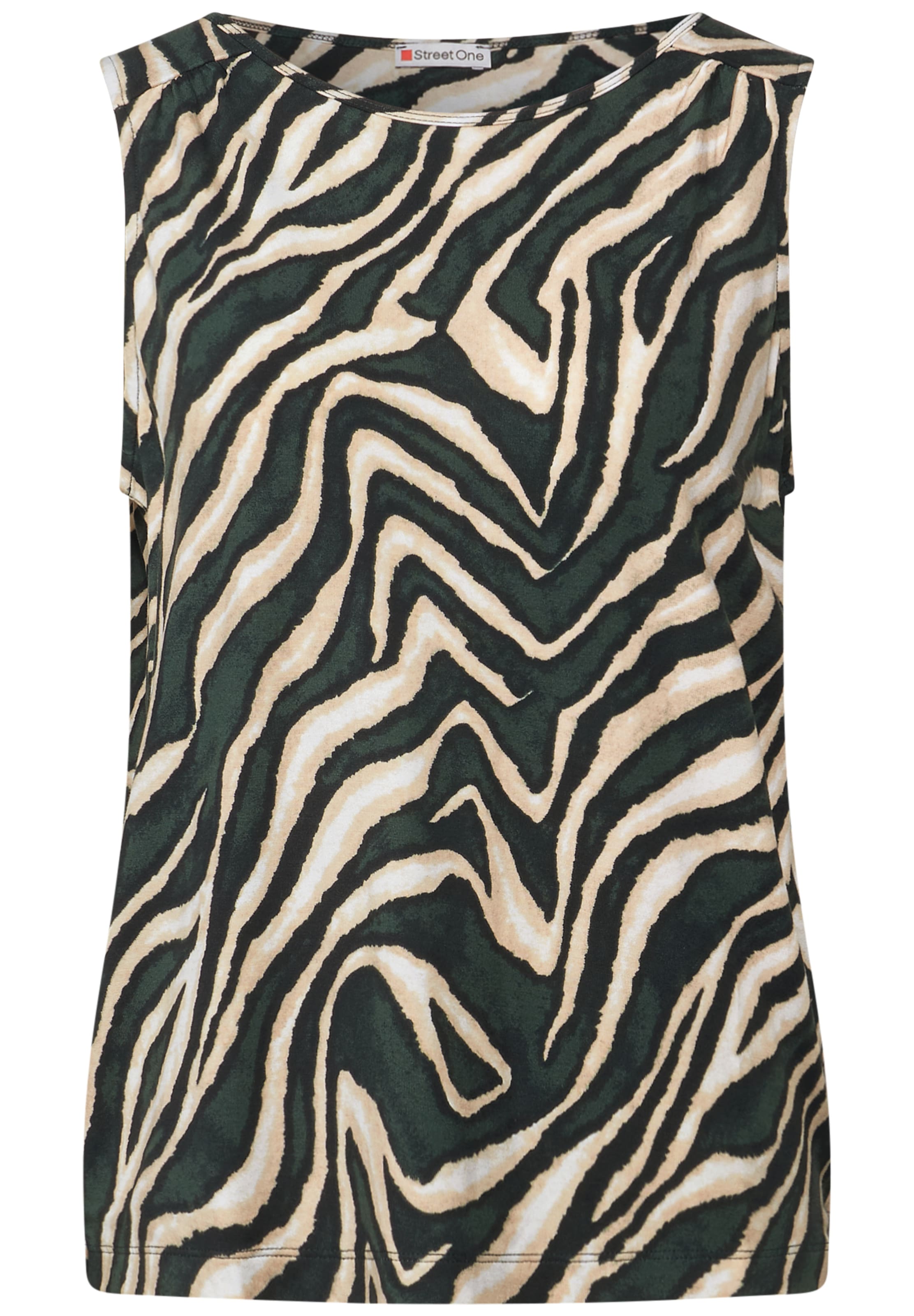 STREET ONE Top in Schwarz: Vorderseite