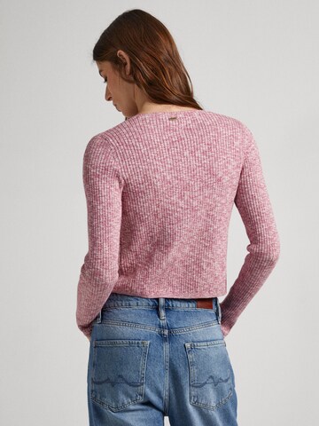 Pepe Jeans Strickjacke 'DANICA' in Rot